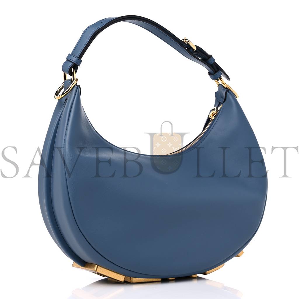 FENDI VITELLO GRACE MATTE SMALL FENDIGRAPHY HOBO BAG MIRTO (22*17*9cm) FENDI VITELLO GRACE MATTE SMALL FENDIGRAPHY HOBO BAG MIRTO (22*17*9cm)