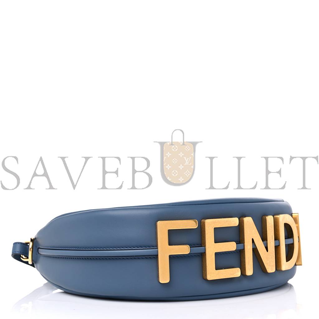 FENDI VITELLO GRACE MATTE SMALL FENDIGRAPHY HOBO BAG MIRTO (22*17*9cm) FENDI VITELLO GRACE MATTE SMALL FENDIGRAPHY HOBO BAG MIRTO (22*17*9cm)