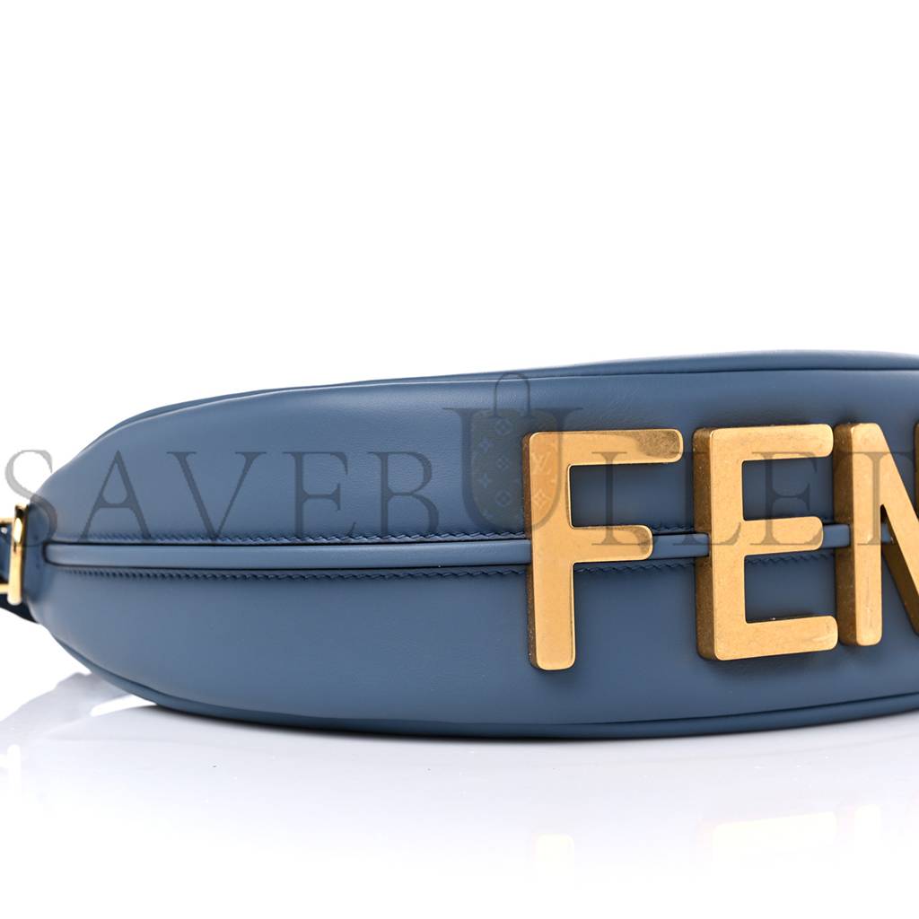 FENDI VITELLO GRACE MATTE SMALL FENDIGRAPHY HOBO BAG MIRTO (22*17*9cm) FENDI VITELLO GRACE MATTE SMALL FENDIGRAPHY HOBO BAG MIRTO (22*17*9cm)